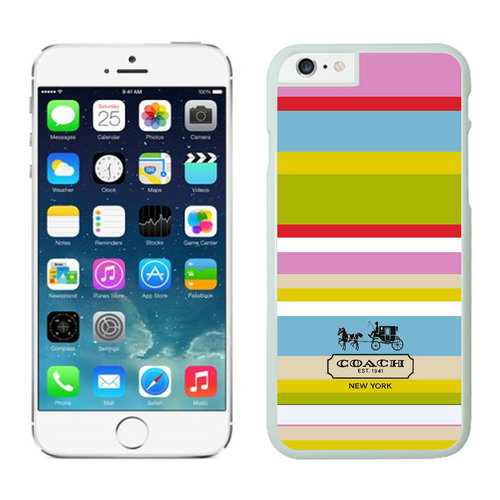 Coach Stripe Multicolor iPhone 6 Cases FAI | Women - Click Image to Close